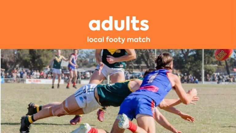 Image for : ADULTS BARWON - Local Footy Match - August 17th