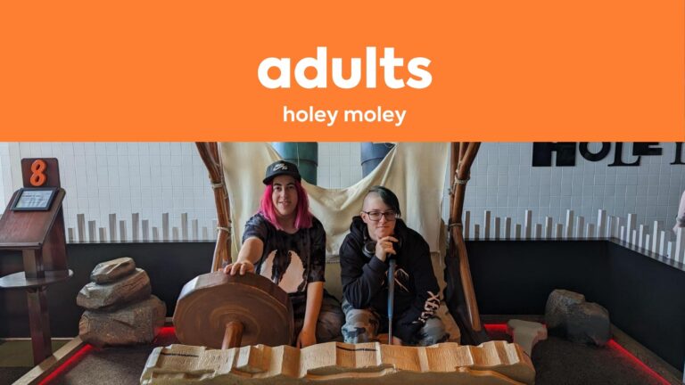 Image for : ADULTS - Holey Moley - August 18th