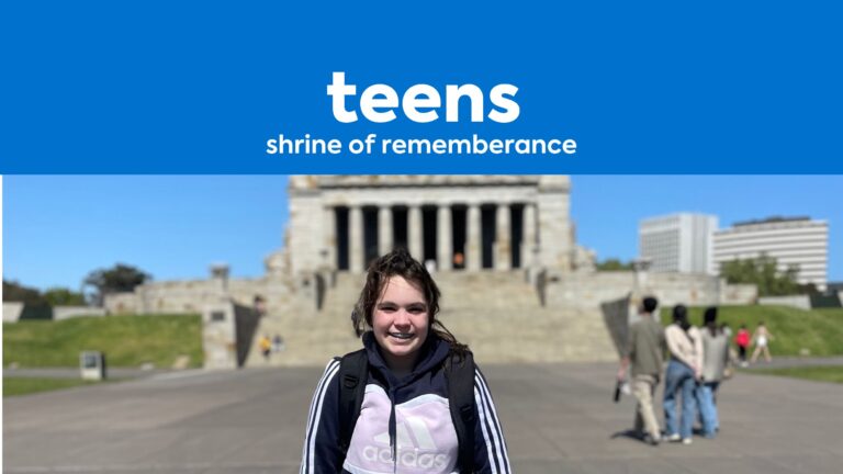 Image for : TEENS - Shrine of Remembrance - Monday September 23rd